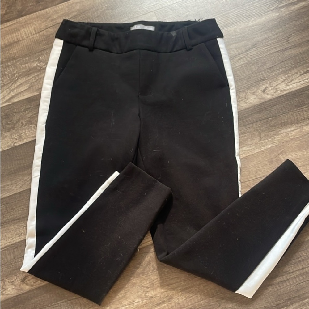 ILTM I Love Tyler Madison Black White Tuxedo Pull On Pants S